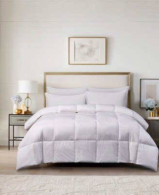 75%/25% White Goose Feather & Down All Season 240 Thread Count 100% Cotton Comforter, Full/Queen