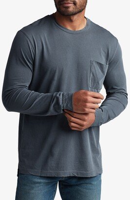 Rowan Asher Long Sleeve Cotton Pocket T-Shirt