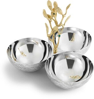 Mistletoe Triple Dish