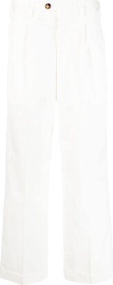 PT Torino Straight-Leg Cotton Trousers-AA