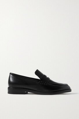 Alexa Patent-leather Loafers - Black