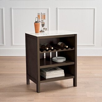 Hunter Modular 28in Open Shelf Base Cabinet in Mocha