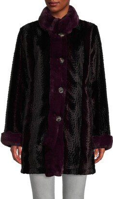 Faux Fur Reversible Coat