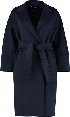 'S Max Mara Arona Belted Long-Sleeved Coat