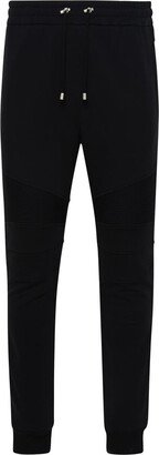 Sporty Black Cotton Pants