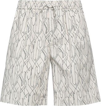 MICHAEL COAL Shorts & Bermuda Shorts Ivory