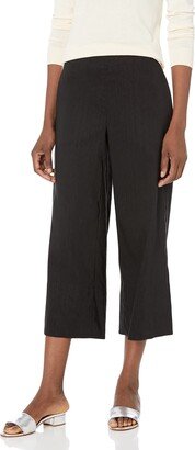 Women's Linen Crop Wide Pant