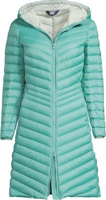 Land' End Women' Outerwear Wanderweight Ultralight Packable Down Coat