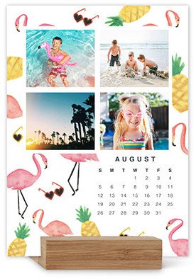 Easel Calendars: Whimsical Watercolor Gallery Easel Calendar, Square Corners, Multicolor