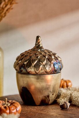 Copper Acorn Candle, Pumpkin