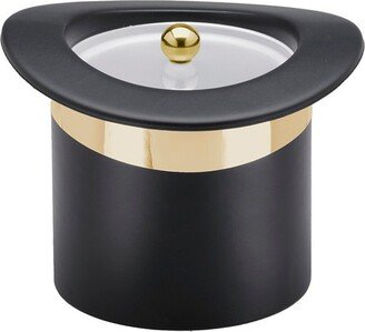 Top Hat Acrylic Cover Brass Band Ice Bucket, 3 Quart