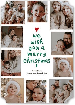 Holiday Cards: Big And Musical Christmas Card, White, 5X7, Christmas, Matte, Signature Smooth Cardstock, Ticket