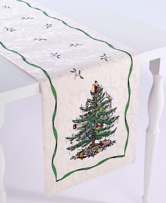 Christmas Tree Ivory/Green 72 Runner