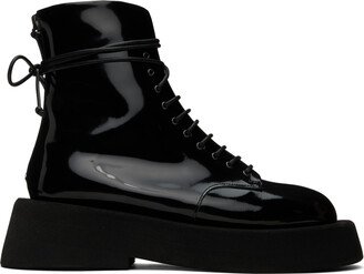 Black Gomme Gommelone Lace-up Boots
