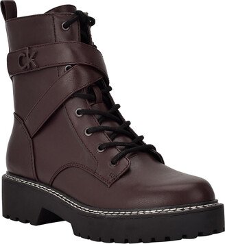 Sarita 2 Womens Platform Casual Combat & Lace-up Boots