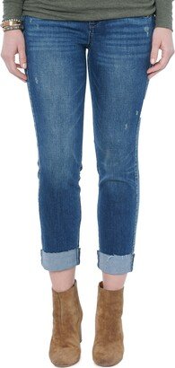 'Ab'Solution High Waist Crop Slim Straight Leg Jeans