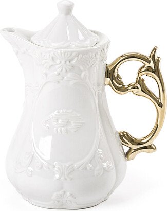 I-Wares Porcelain Teapot with Gold Handle