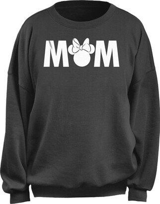 Women's Junior's Minnie Mom Oversized Fleece-AA