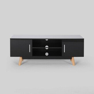 Ariade Mid Century TV Stand for TVs up to 47 Black