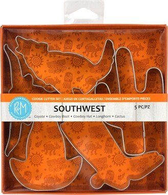Southwest Theme 5 Piece Cookie Cutter Set