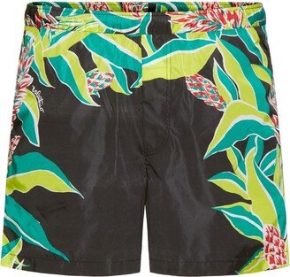 Volcano-print swim shorts