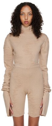 SELASI SSENSE Exclusive Beige KBN Knitwear Edition Bodysuit