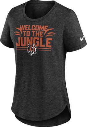 Women's Local (NFL Cincinnati Bengals) T-Shirt in Black