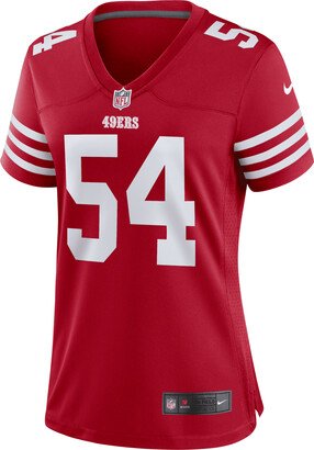 Women's NFL San Francisco 49ers (Fred Warner) Game Football Jersey in Red