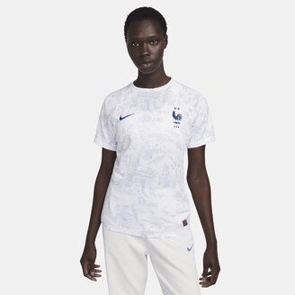 FFF 2022/23 Stadium Away Women's Dri-FIT Soccer Jersey in White