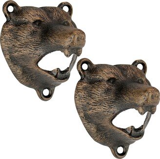 Grizzly Bear of The Woods Bottle Opener, Set of 2