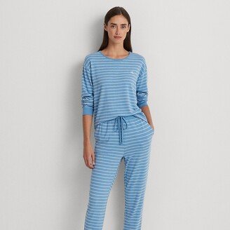 Ralph Lauren Striped Jersey Jogger Pajama Set