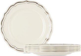 Mario Luca Giusti Off-White Miranda Side Plate Set, 6 pcs