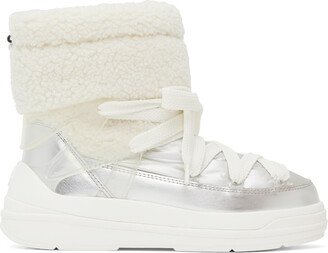 Silver & White Insolux M Ankle Boots