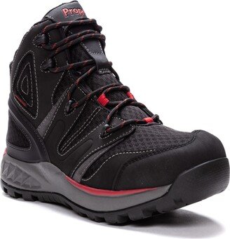 Men's Veymont Water-Resistant Hiking Boots - Black, Red
