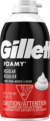 Foamy Men's Regular Shave Foam - 11oz