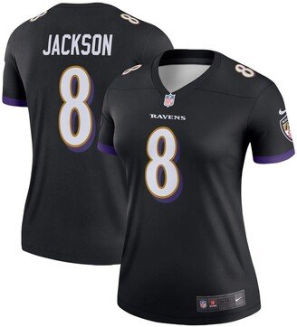 Women's Lamar Jackson Black Baltimore Ravens Legend Team Jersey