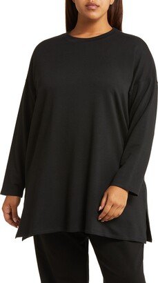 Crewneck Boxy Brushed Terry Tunic