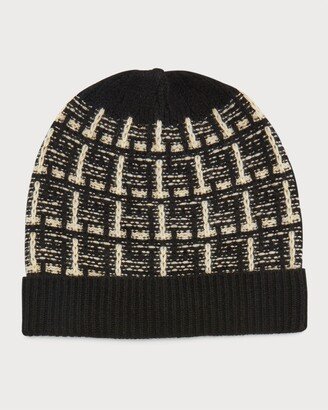 Plaid Lurex Beanie