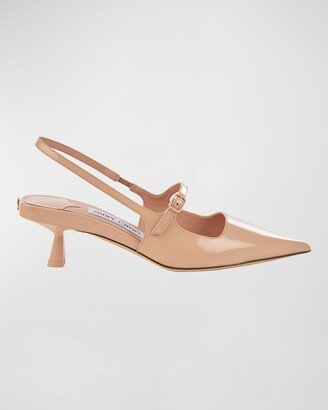 Didi Leather Mary Jane Slingback Pumps