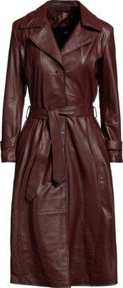 STREET LEATHERS Overcoat Cocoa