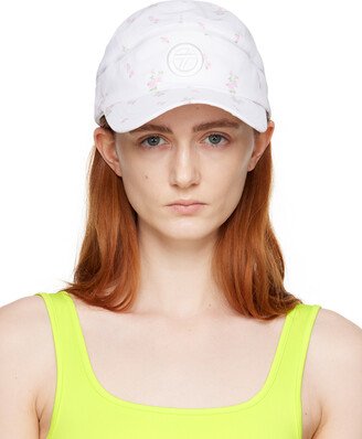 OPEN YY White Convertible Flower Visor Cap