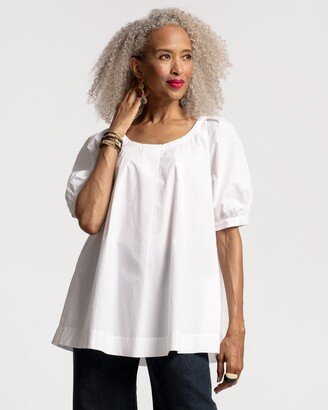 Zonda Top Cotton White