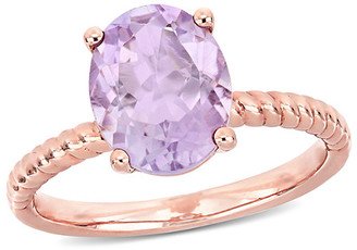 14K Rose Gold 2.37 Ct. Tw. Rose De France Ring