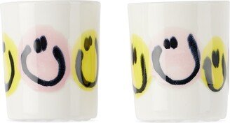 White Frizbee Ceramics Edition Ride Together Cup Set