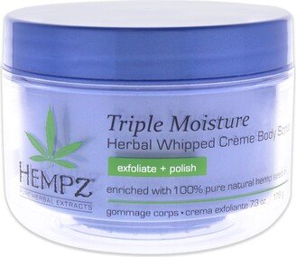 Triple Moisture Herbal Whipped Creme Body Scrub For Unisex 7.3 oz Scrub