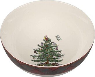 Christmas Tree Tartan 10 Inch Serving Bowl - 10 Inch