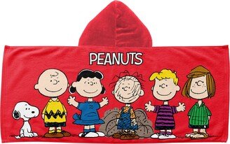 The Northwest Group, LLC ENT 606 Peanuts, Favorite Friends Hooded Youth Beach Towel - 21x51