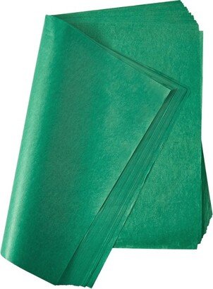 Juvale 160 Sheets Bulk Colored Tissue Paper for Gift Wrap Bags, Birthday Party Presents Wrapping, Green, 15 x 20 in