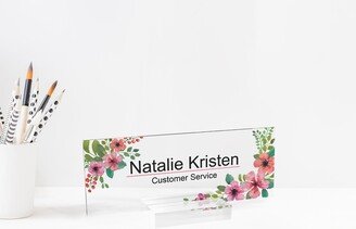 Personalized Name Plate For Desk, Custom Office Decor, Work Gift, Coworker Desk Nameplate, Sign, Promotion Gift