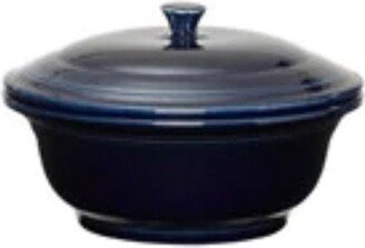 Fiesta - Fiestaware Cobalt Blue Covered Casserole Retired